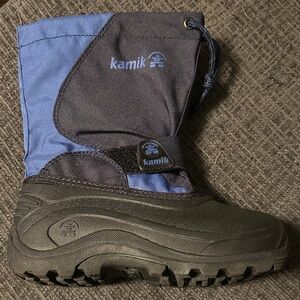Kamik Kids Blue and Black Winter Boots